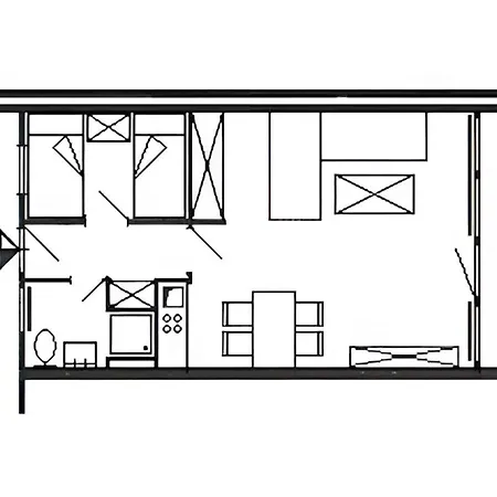 Am Waldrand - Fuer 4 Personen Mit Balkon - Fahrwasser Apartamento